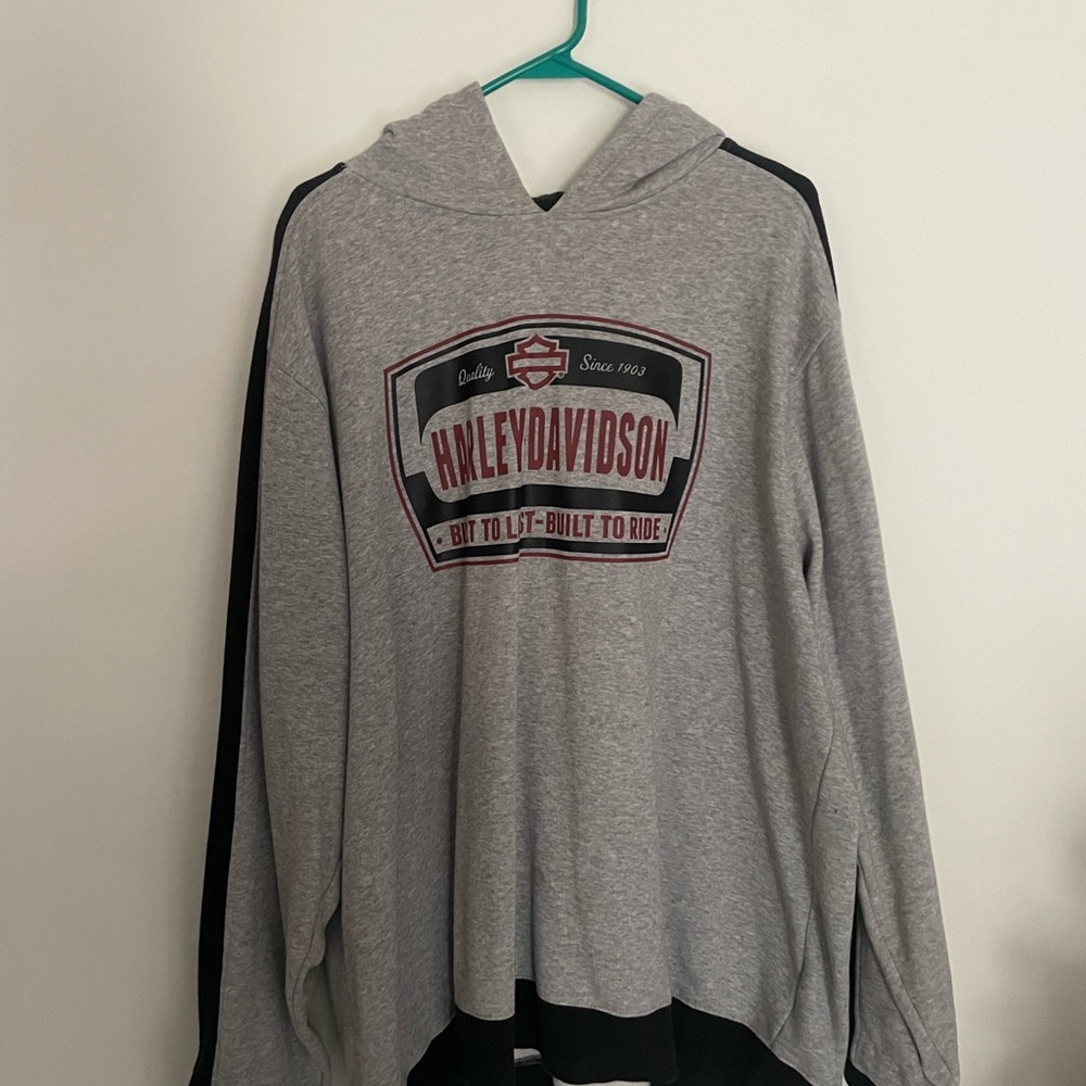 Harley-Davidson Gray Hoodie Shirt for Men